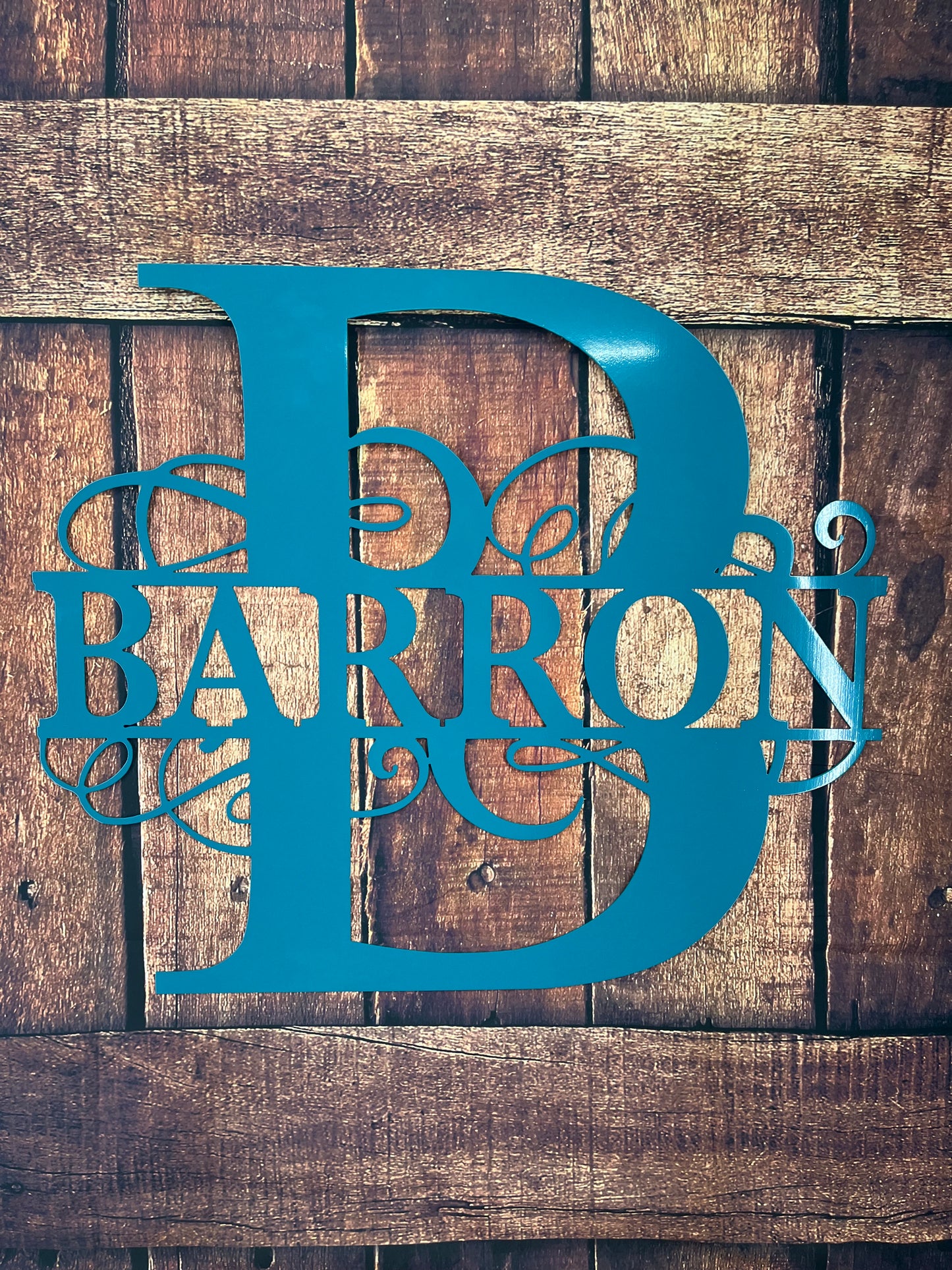 B- Monogram with Name