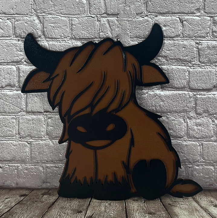 Highland Calf 24” vintage truck