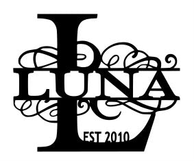 L-Monogram With Name