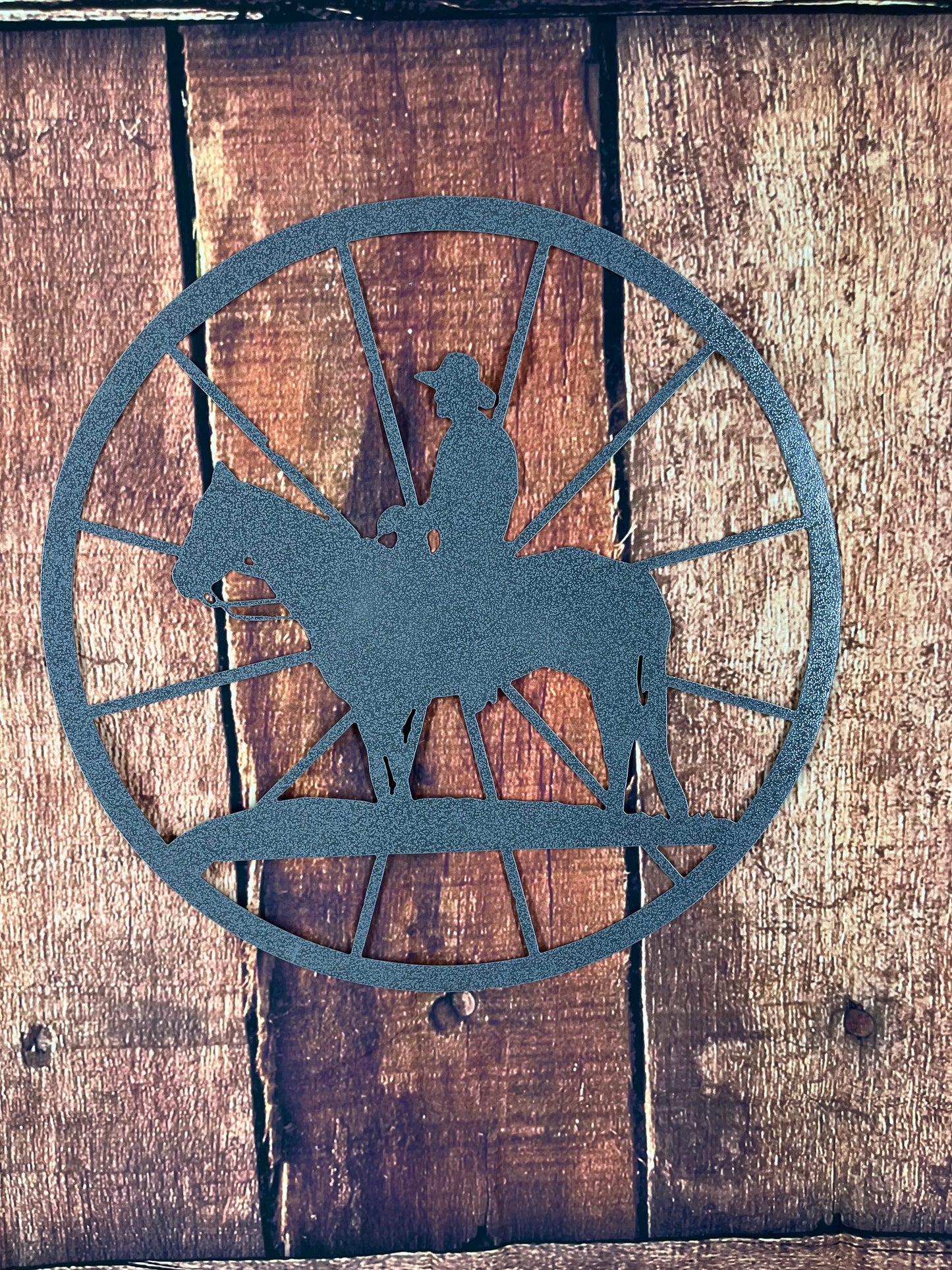 Cowboy Wagon Wheel