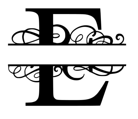 E- Monogram with Name