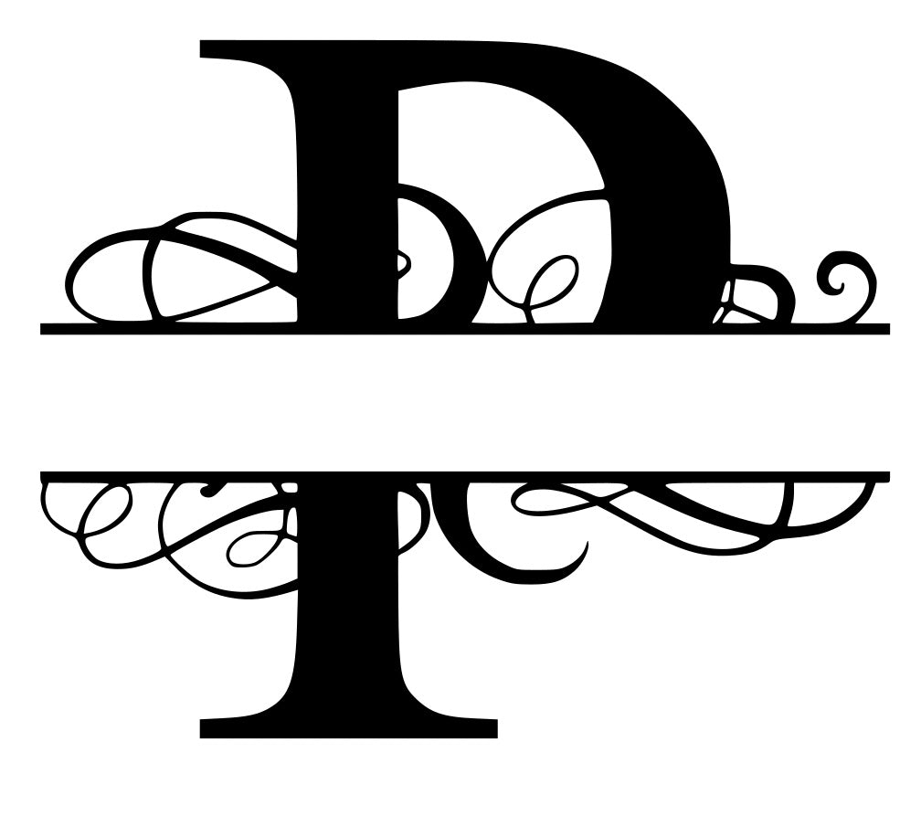 P- Monogram with Name