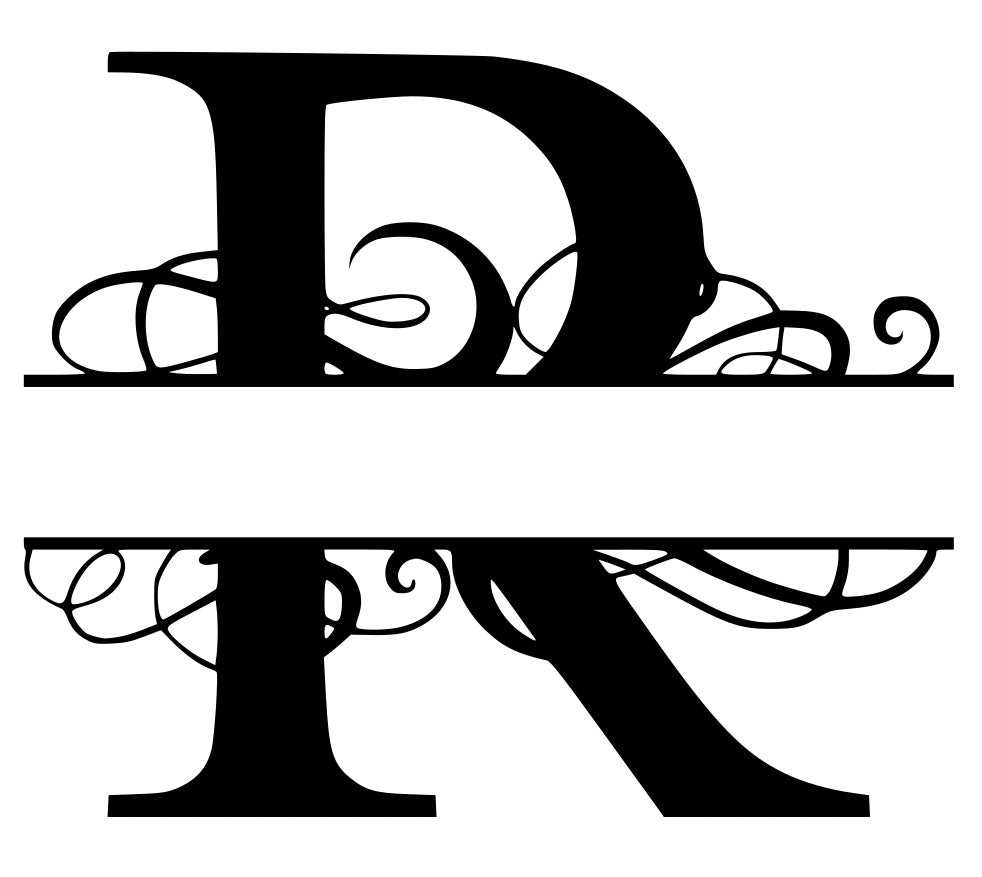 R- Monogram with Name