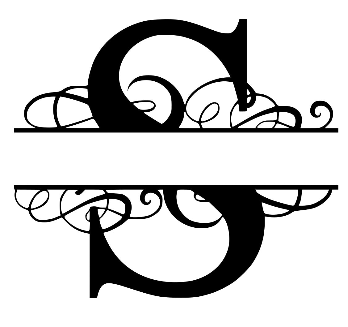 S- Monogram with Name