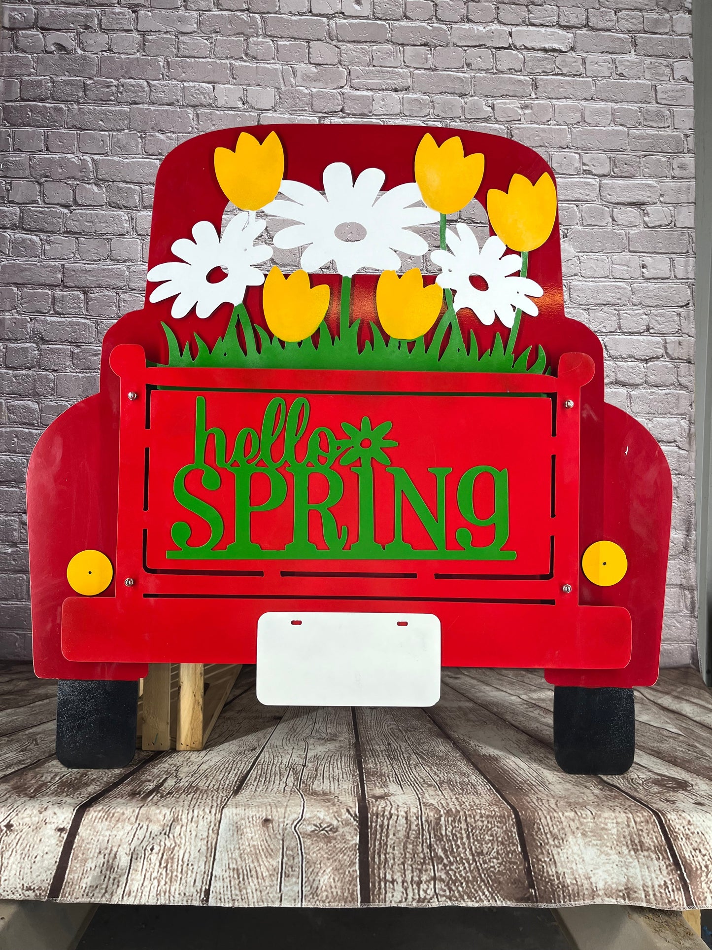 Flowers 24” Vintage Truck