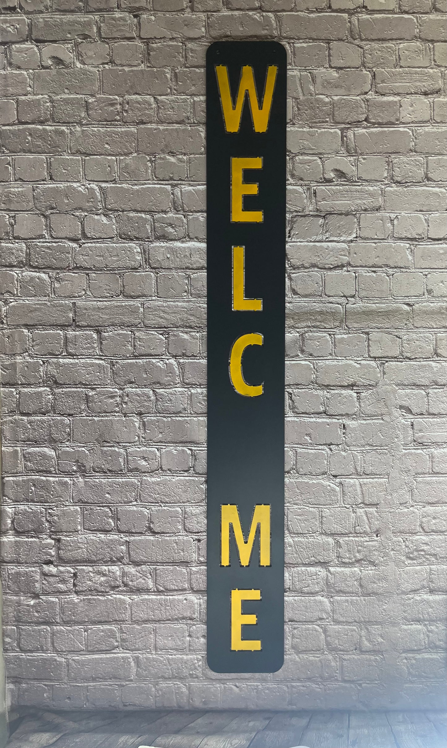 Welcome magnetic sign