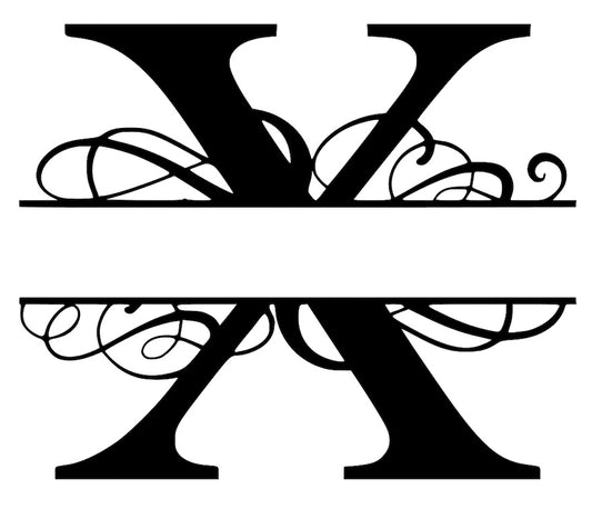 X- Monogram with Name