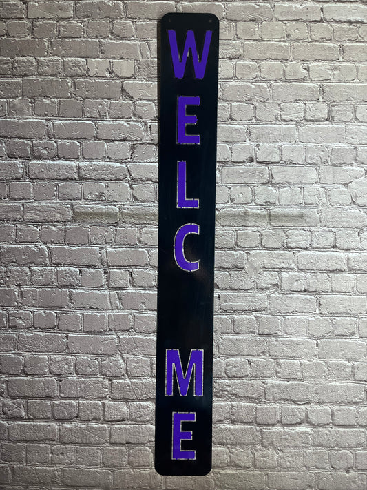 Welcome magnetic sign