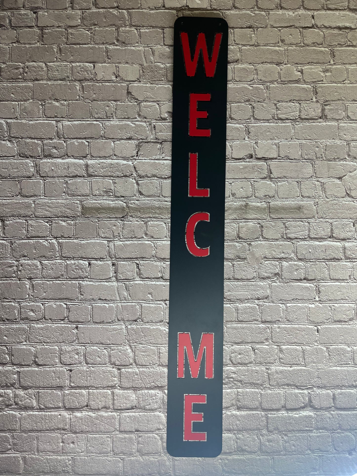 Welcome magnetic sign