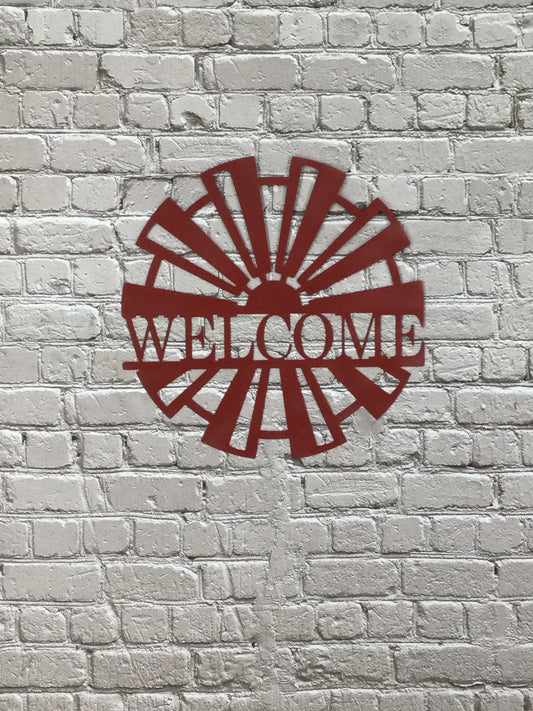 Welcome Windmill 16”